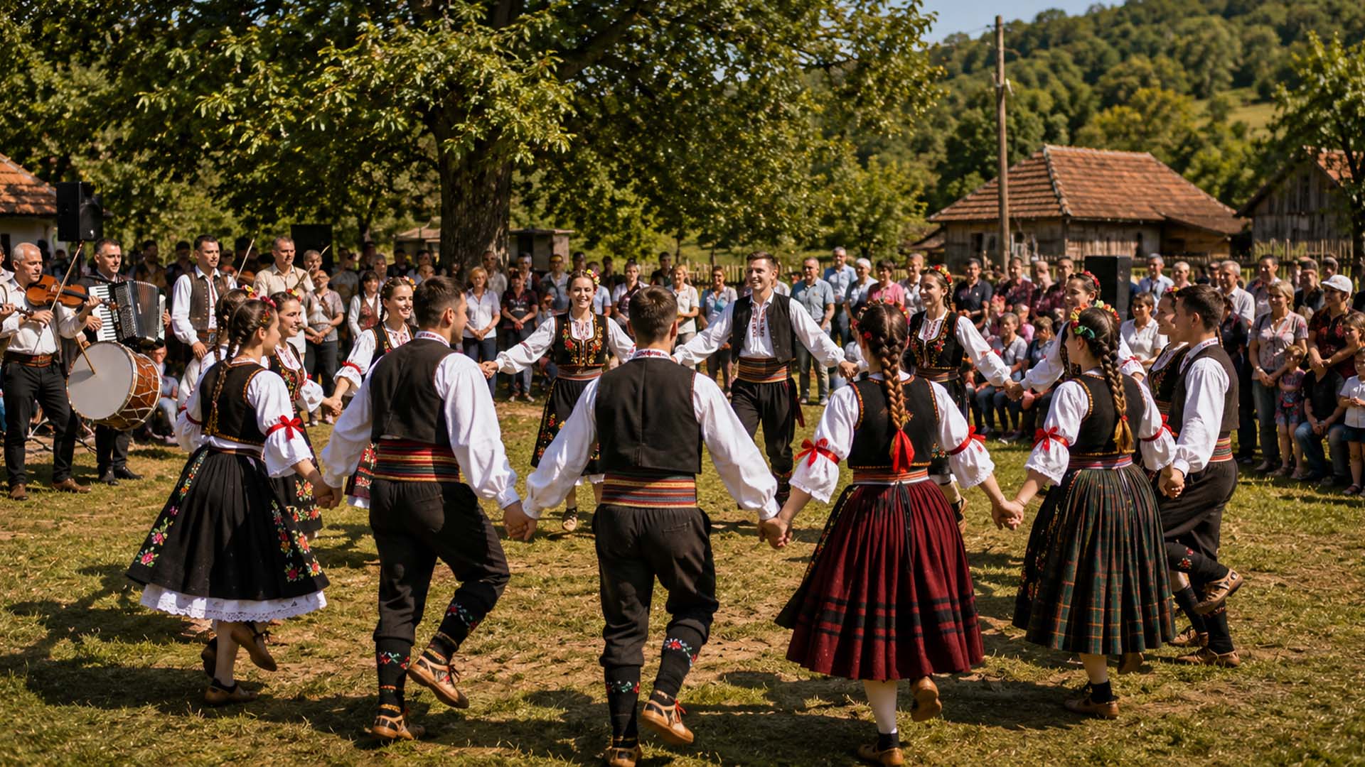 Igranje kola na seoskim saborima – srpski običaj koji je okupljao celo selo
